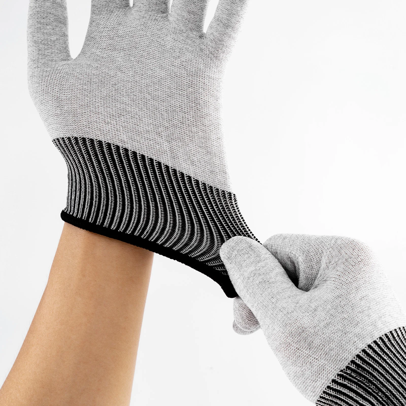 7mo High Quality Grey Anti-static Glove Car Wrap Applicating Work Gloves Vinyl Window Tint Tools