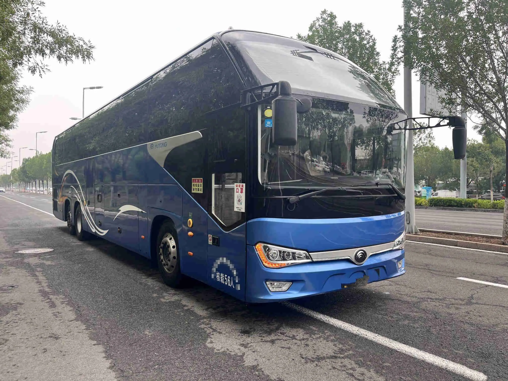 Шикарный туристический автобус ZK6148 Yutong 56 сидений автобусный со
