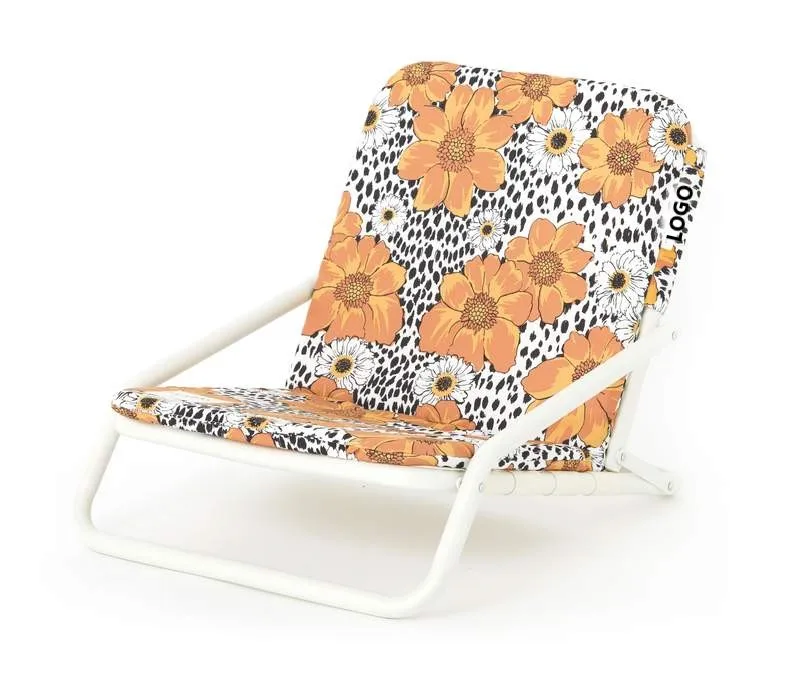 Multi-style Lightweight Colorful  Folding Chair 2.6KG Household Outdoor Metal Aluminium Comfortable Soft Beach Chairs