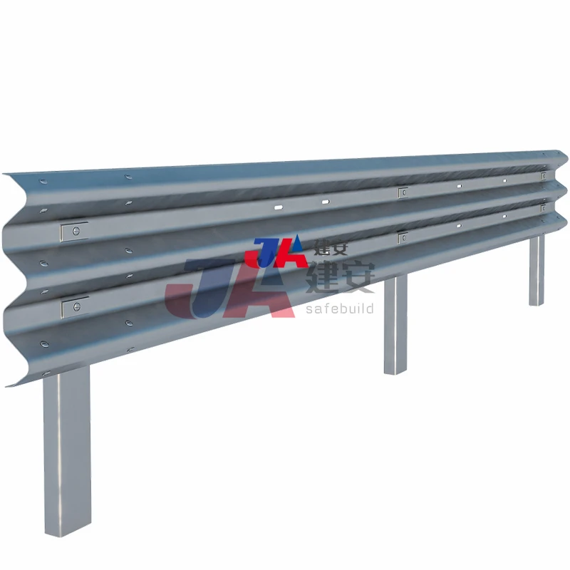 CE Certification Factory Direct Supply Road Crash Barrier Galvanized Q235B Q345B Steel Highway Guardrail for Traffic Safety