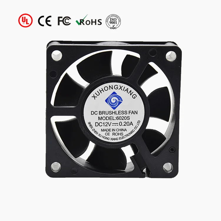 12 Volt Fan Motor Cooling Fan Cpu Dc Axial Brushless Fan Black Plastic FREE Standing 12v 1 Year for Sleeve Bearing Copper Motor
