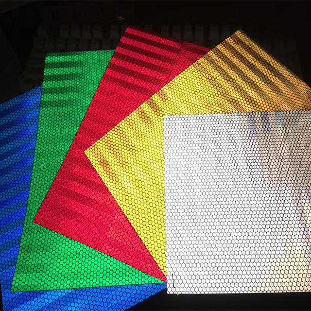 MANCAI Free Sample Type III Self Adhesive Road Sign HIP Reflective Film Sheets Vinyl Roll