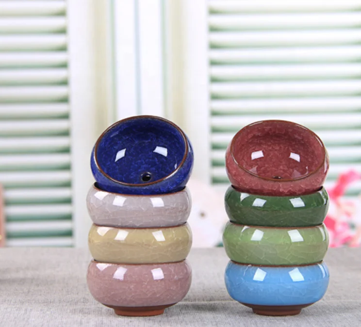 Ceramic Mini Flower Pot Cactus Plant Pots Flower Pots Container Planter for Home Garden Office Decoration