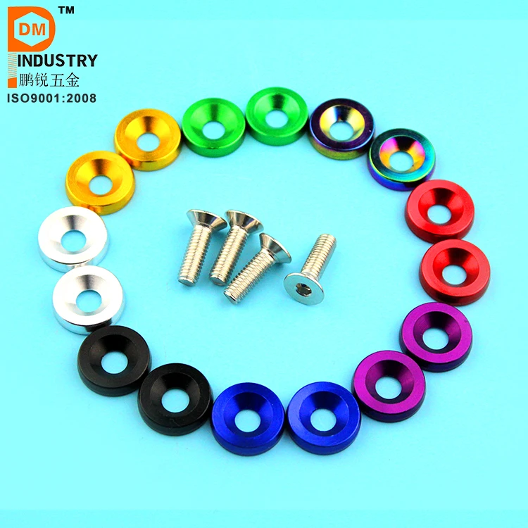 JDM Washer Aluminum Plain Colorful Washer
