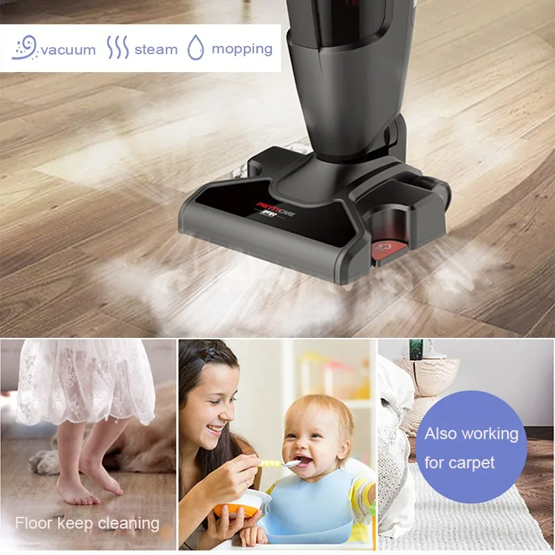2020 бактерий CleanseBot бытовой паровой стерилизатор с защитой от клеща Швабра пылесос 3 в 1