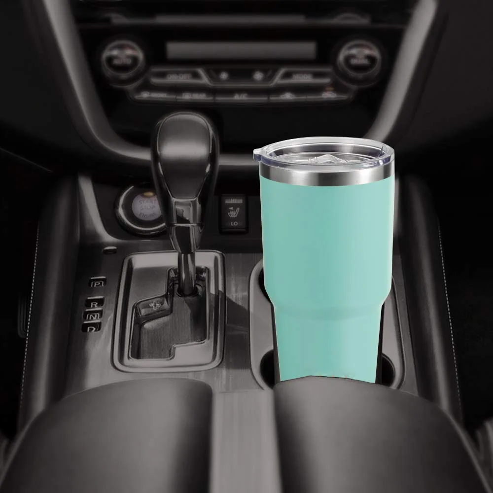 
30oz stainless steel coffee mug travel vacuum car tumbler double wall metal tea tumbler with straw 