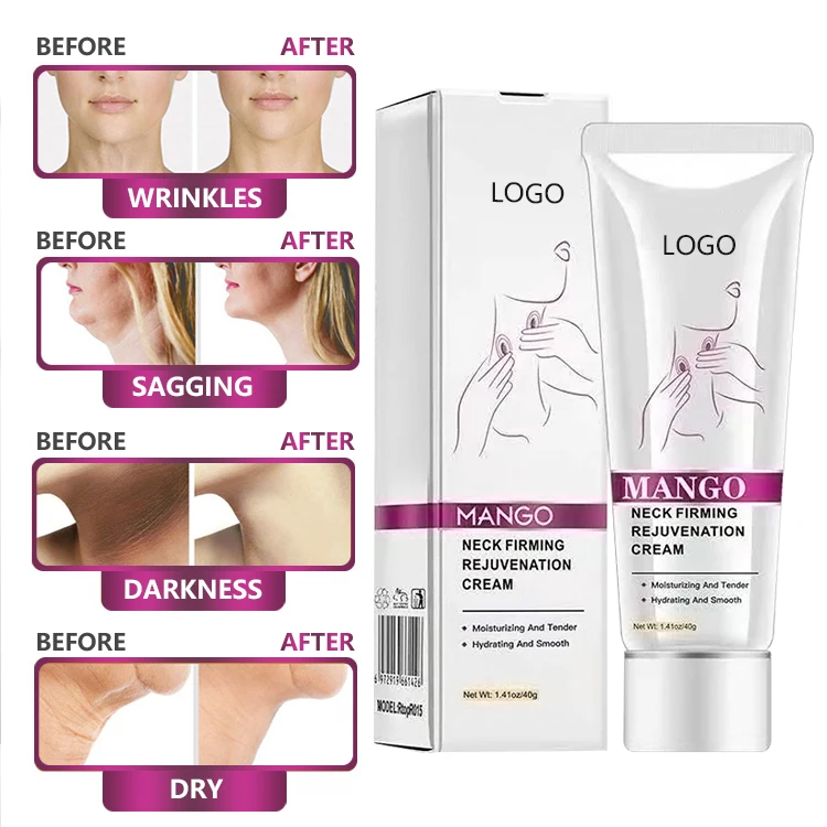 Private Label Natural Organic Moisturizing Whitening Cream Anti Aging Anti Wrinkle Firming Body Cream Neck Firming Cream