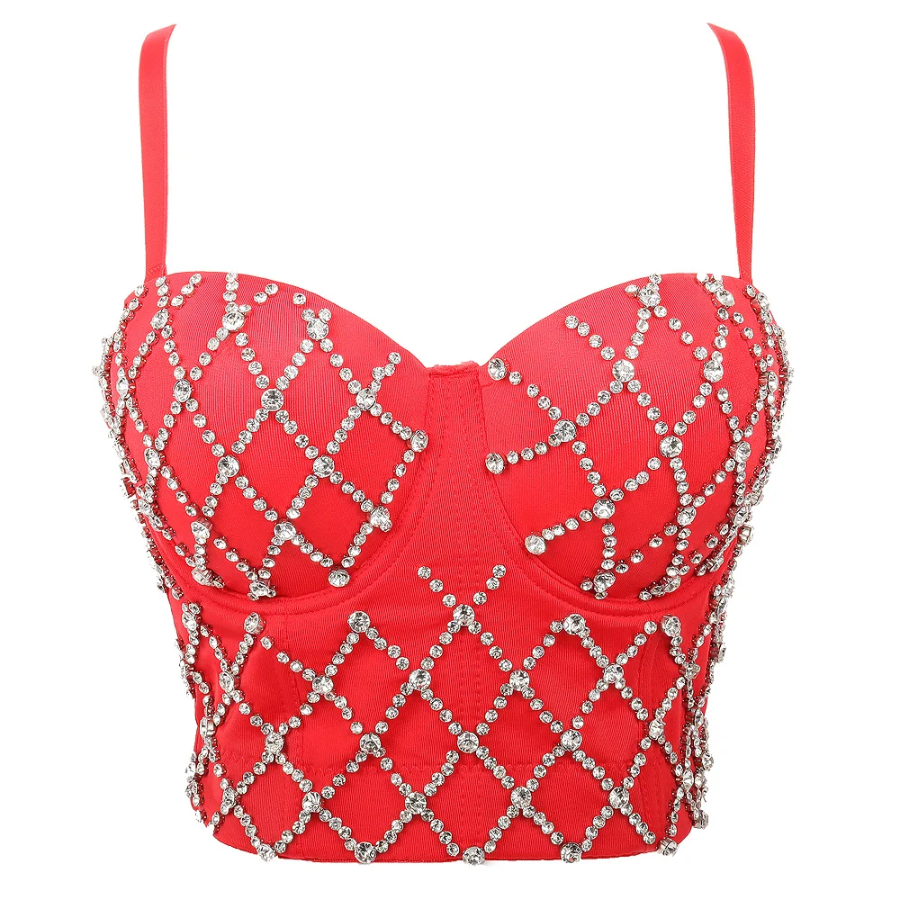 Оптовая продажа модное дизайнерское цветное нижнее белье бюстгальтер Женский корсет колготки короткий топ майка