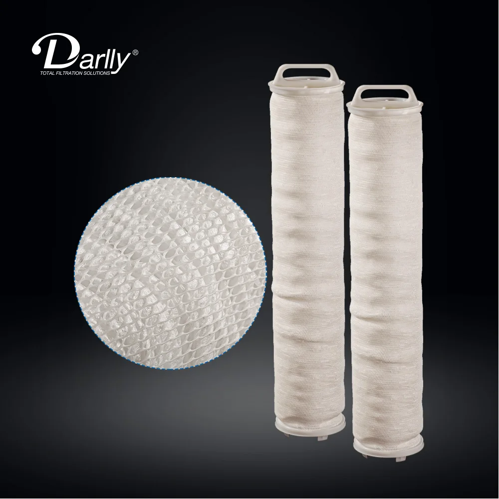 Water Purifier Filter Manufacturer 20'40'60' High Flow 1/5/10 um Oil Juice Desalination Absolute Condensate Water Filter