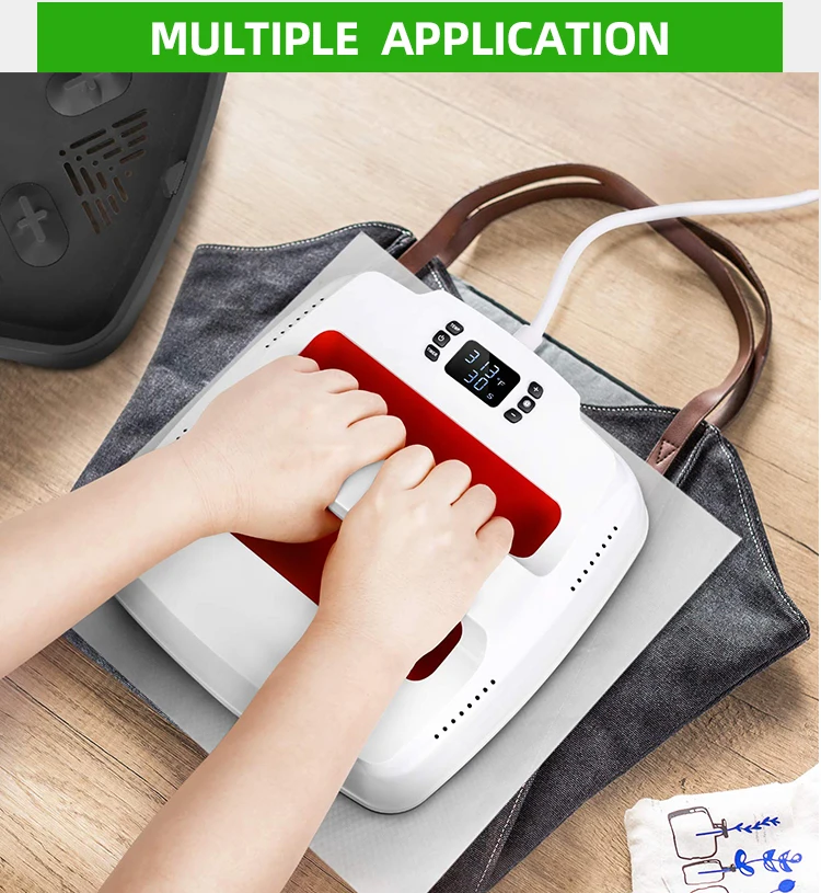 
2020 New Hobby Heat Press Machine,Portable 9 X 9 inches Sublimation Shirt Heat Press Machine Easy Press 