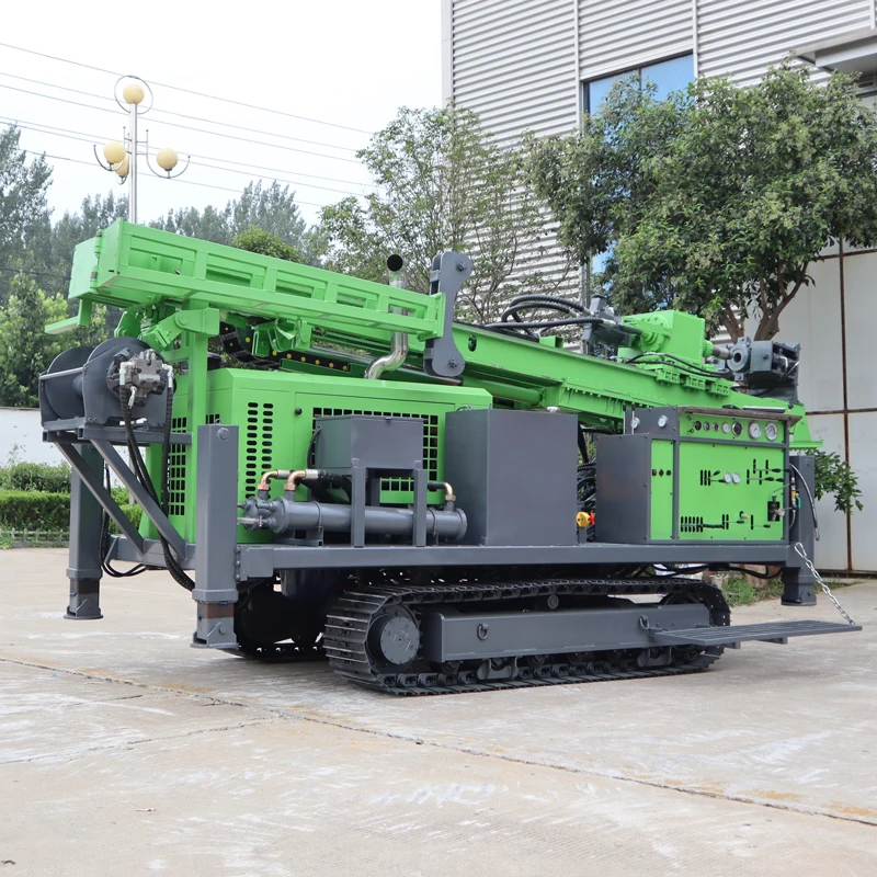 200m Mine Drilling Rig Borehole Water Well Surface Drilling Rig 600m Water Well Crawler Hydraulic Portable Drilling Rig Machine
