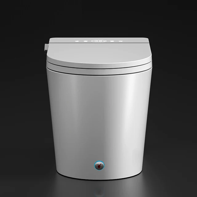 2022 New Design LED Energy Display Floor Smart Toilet Mini Flushing Intelligent Bathroom Toilet Wc