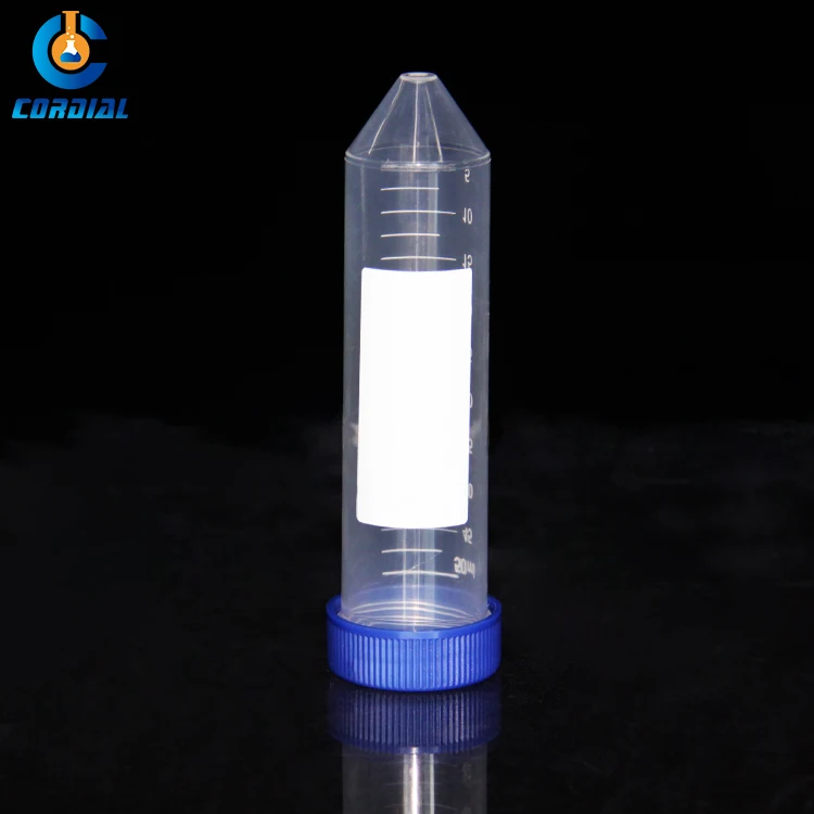 CDB010 CORDIAL plastic centrifuge tube High quality Factory Price Conical Bottom 15 ml  for Lab