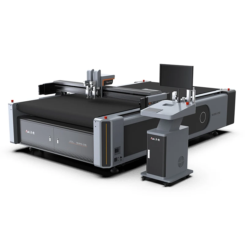 CNC with CE EPE foam EVA PVC honeycomb corrugated board folding making sample cardboard box carton cutting machine