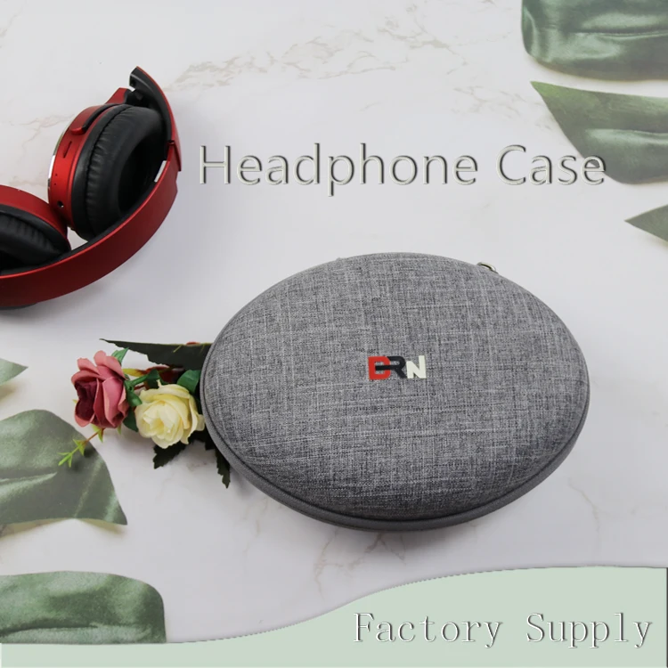 Custom Logo Design Shell Headphone Carrying Pouch Portable Eva Hard Earphone Case