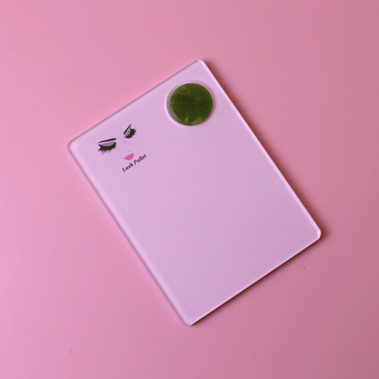 Glass Lash Tile, Strip Lash Organizer, Lash Holder Palette Extension Tools Supplies