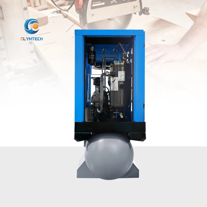 Olymtech 15 HP Rotary Air Compressor Factory Direct Hot Selling 20+ Years OEM Experience 380V 220V 11KW Air Tank