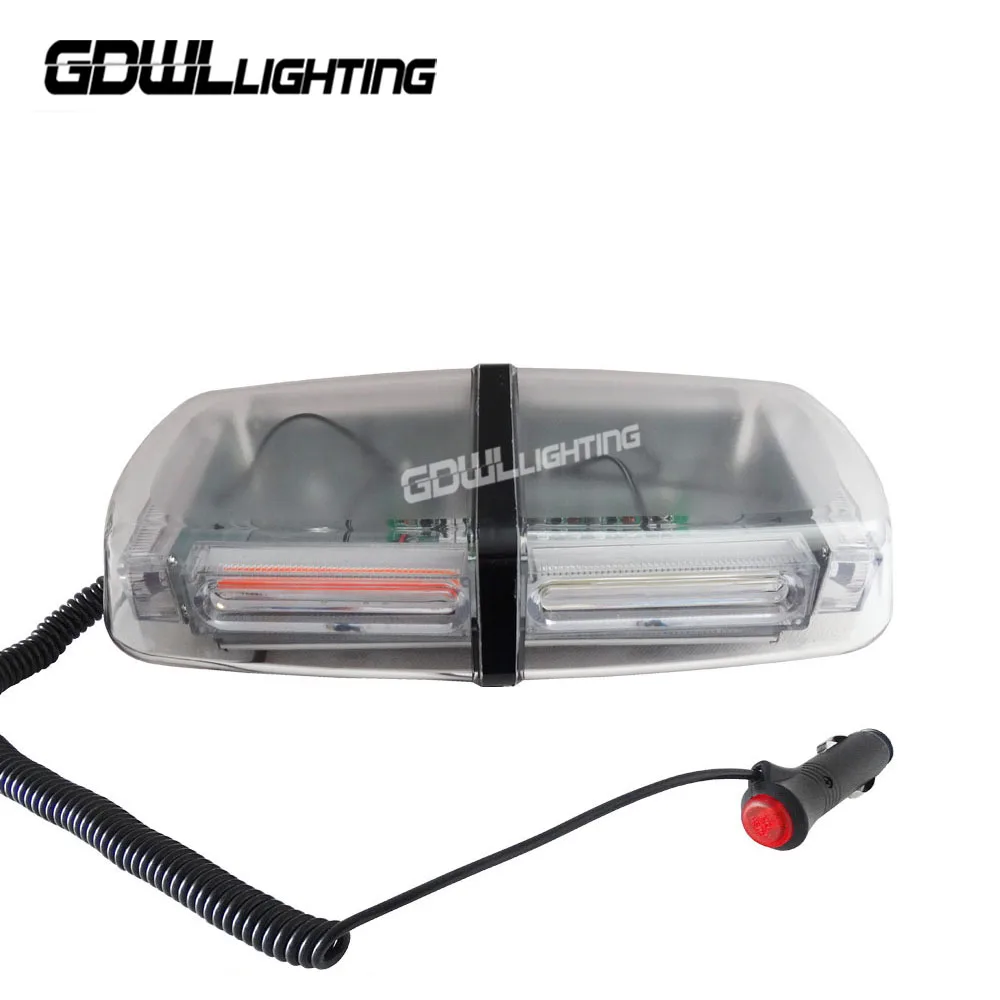 High quality  DC12-24V Amber/Blue/Red/Green LED  emergency warning strobe mini lightbar