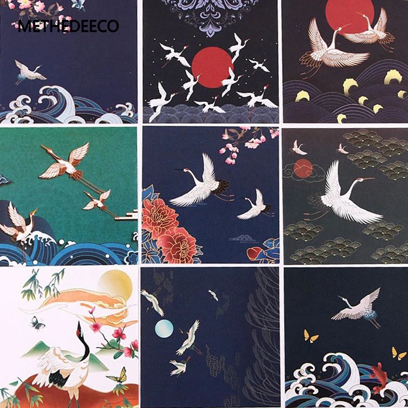 Methedeeco  paper decoration gift wrapping lantern shade using Japanese paper plain type of washi