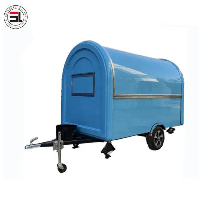 SILANG fully featured street franchise Ice cream Burger Fries Barbecue Food waffle trailer