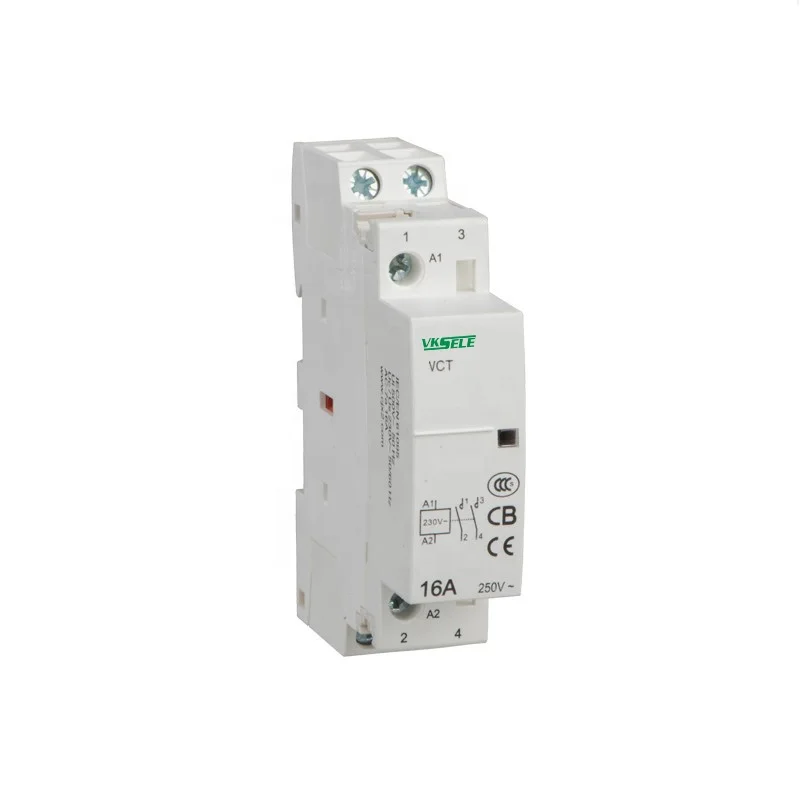 KCT-25 VCT-25 25A 2P 2NO Household contactor 24V 230V 50 / 60HZ Electric Contactor Price / AC Magnetic Contactor
