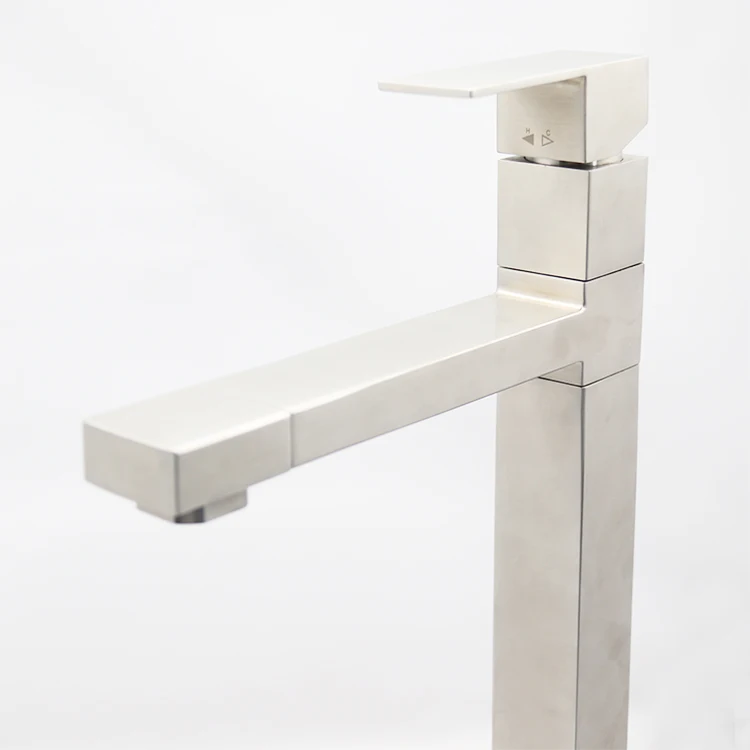 Handle hot cold wash water mixer bathroom basin faucet chrome faucet taps