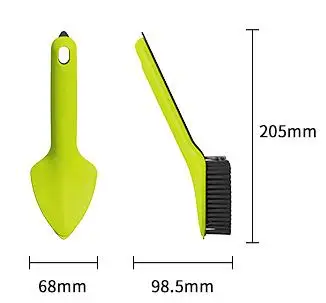 3-in-1 Multifunctional Cleaning Brush Set Magic Bathroom Floor Recessed Plastic Bristle for Thorough Crevices Cleaning