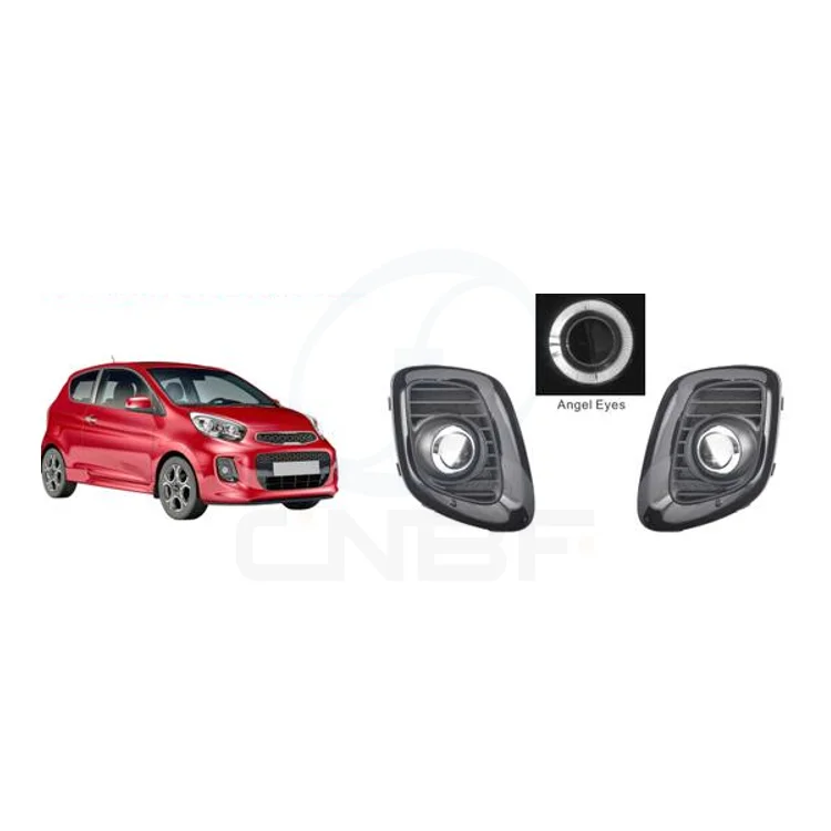 CNBF KA633 Car Headlamps Led Headlight Super Bright Fog Lamp For KIA PICANTO 2013-2015