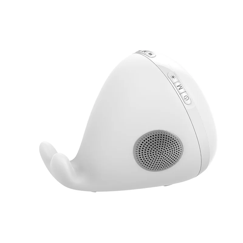 Креативная умная портативная беспроводная лампа для защиты глаз, красная оранжевая лампа, музыкальный светильник, динамик для спальни, прикроватная детская кроватка, подарки для сна