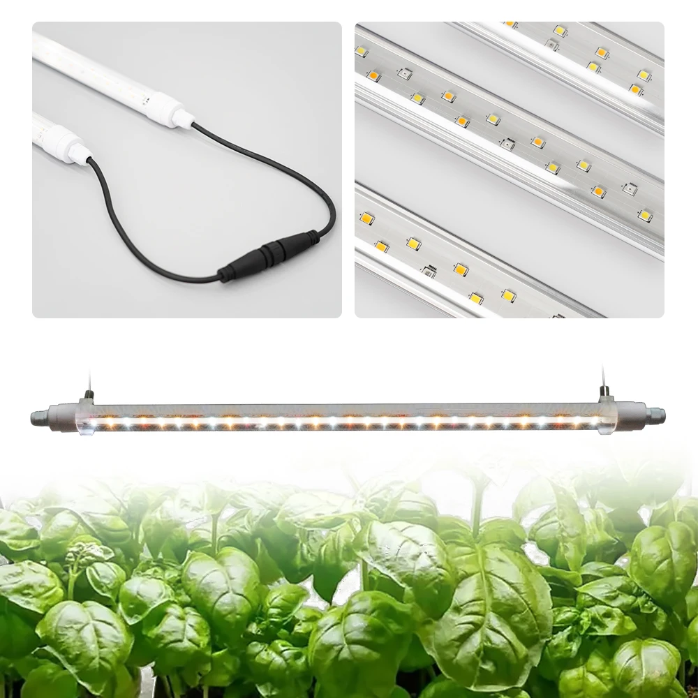 Custom T8 LED Grow Light Tube Samsung LM301B 2FT 4FT 8FT t8 18w japenses tube Light Waterproof  For Greenhouse Indoor Plants