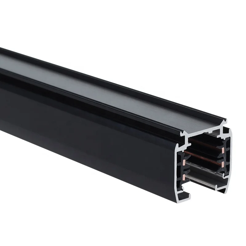 LED Commercial Light Accessories 3 Circuits 4 Wire Track System 4 Lines Track System 1 meter
