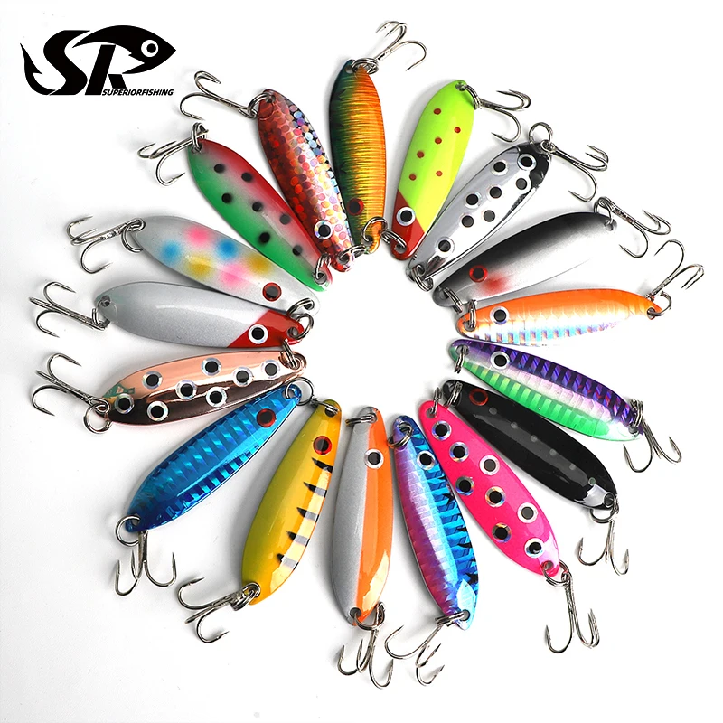 Новые приманки SUPERIORFISHING металлическая блесна для рыбы