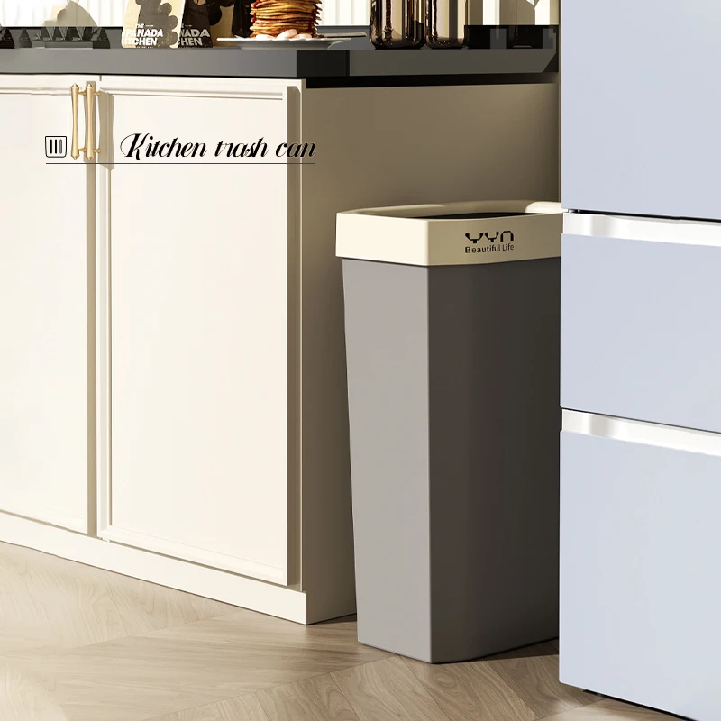 Recycle Bin Kitchen Portable Waste Bins Room Dustbins Plastic Trash Bin China Supplier