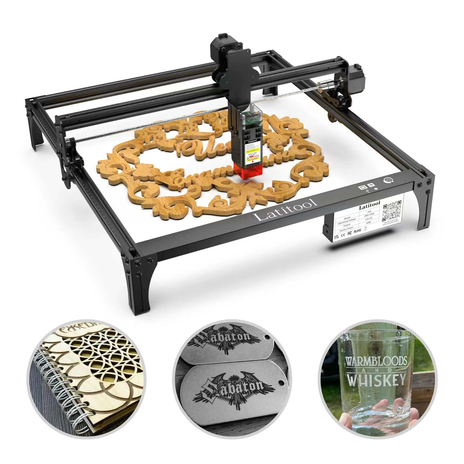 Latitool Brand Factory 10 kits F50 Buying Link Engraving Machine Engrave Laser Desktop Laser Engraving Machine