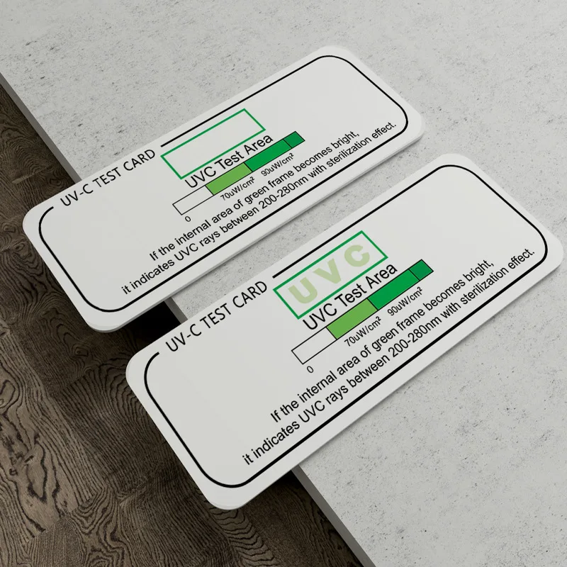 UV Test Card Outdoor Activity Test UV Intensity Can be Customized Patterned UV Test Card