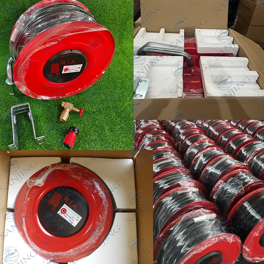 Factory Price Sale High Quality Manual Type Wall Surface Mounted Hose Reel Fire Hose Reel