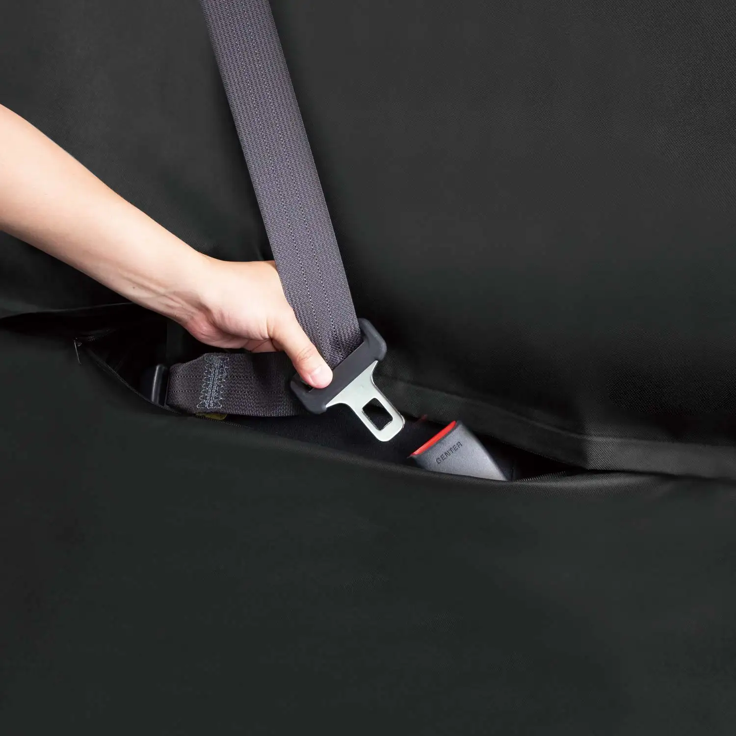 High cost performance waterproof and water-repellent 125*160cm car back seat cover kit universal for preventing slippage