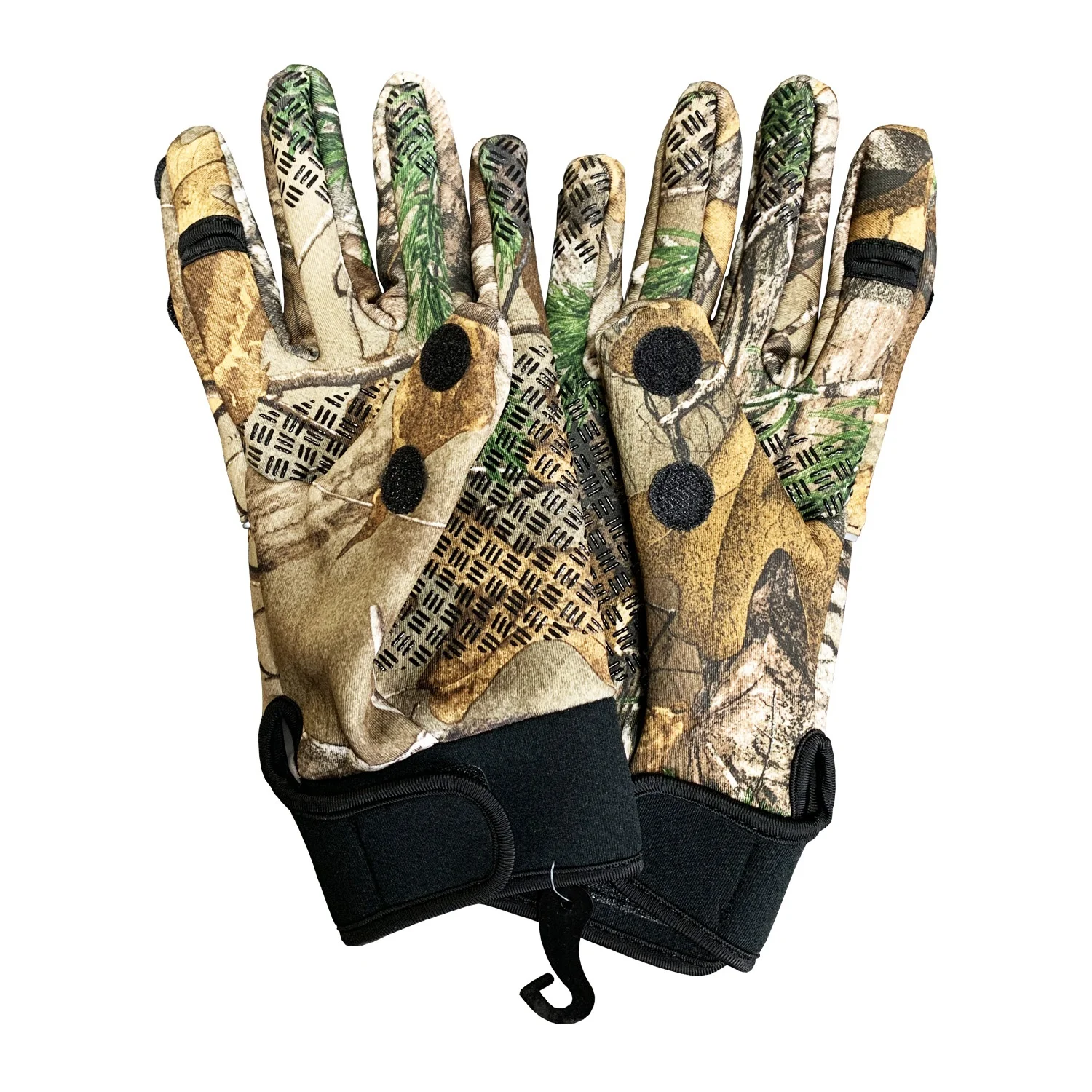 Hunting camo gloves with cheap price fishing gloves men camo gloves from BJ Outdoor