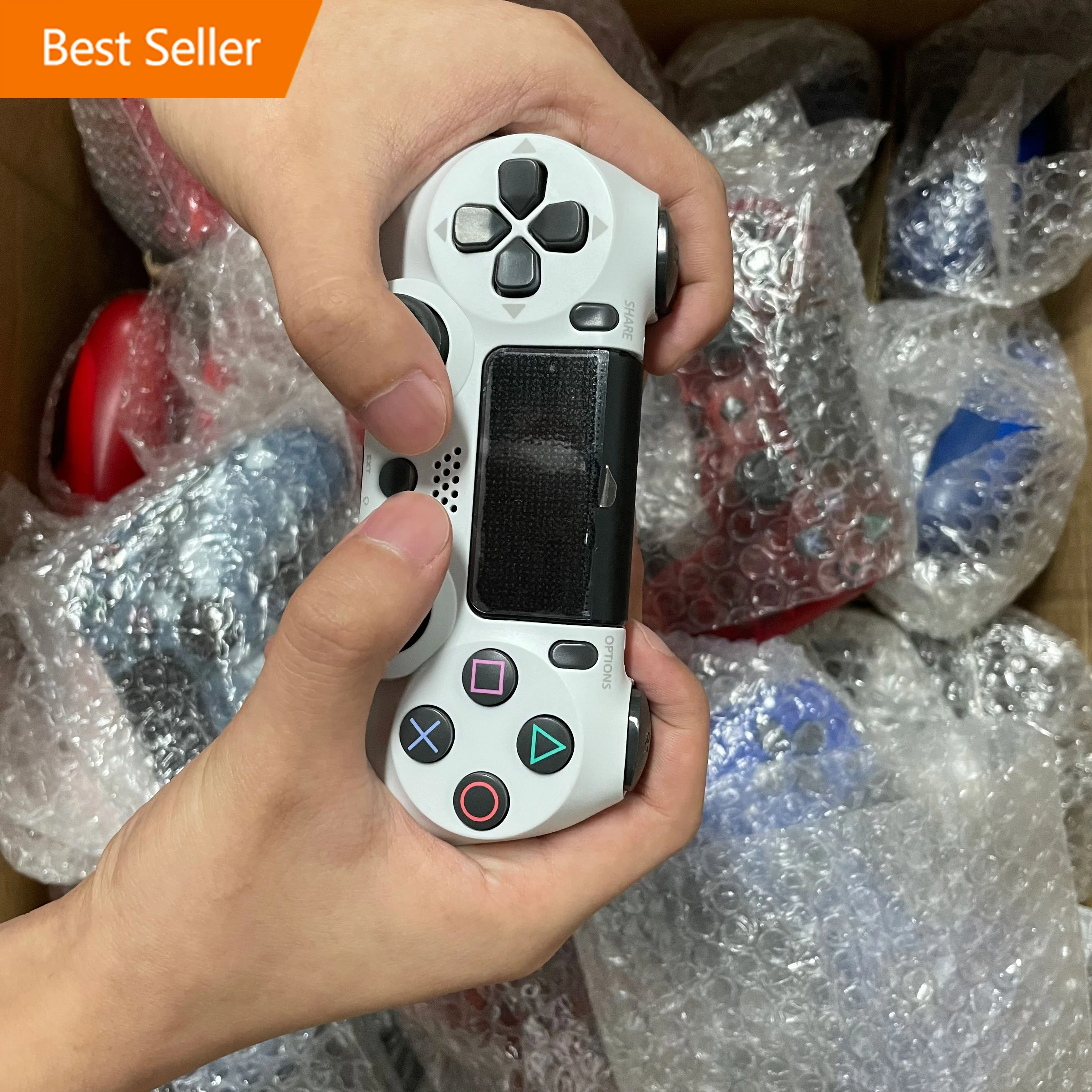 Оригинальный логотип PS4 контроллер Кнопки джойстик беспроводной игровой Manette Консоль геймпад оптовая продажа