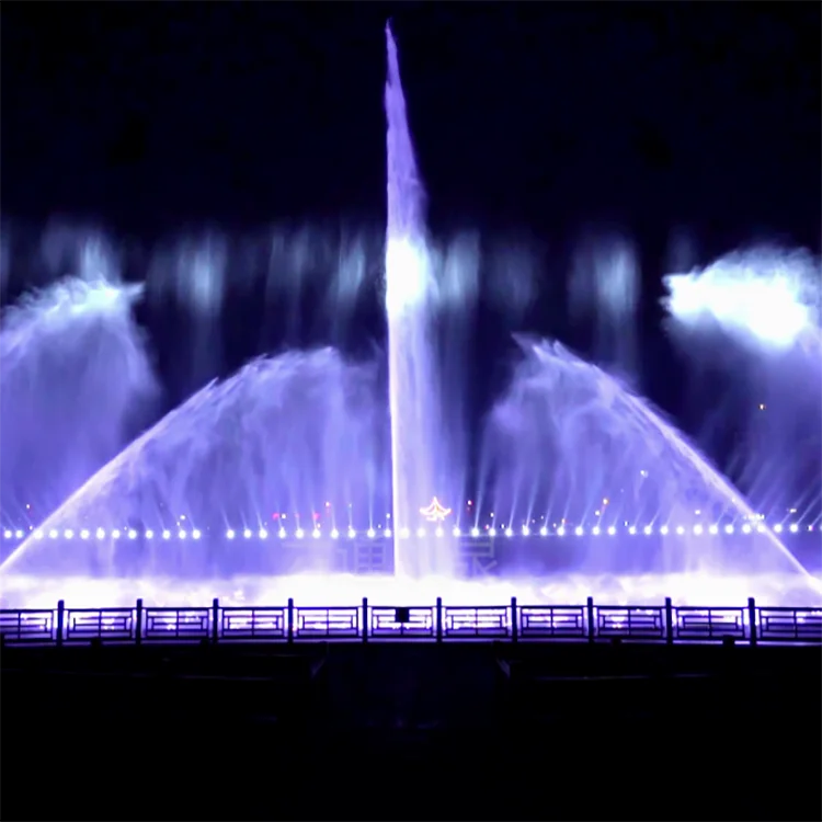 Outdoor Large Natural Lake Buy Water Fountains Floating Music Dancing Water Fountain Show Nozzles