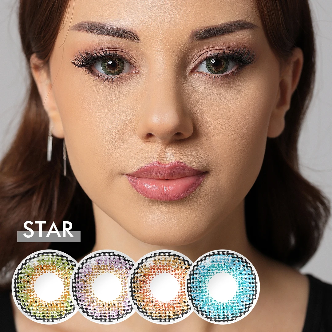 MAGISTER Contact Lens Hot Sales 3 Tone Lentes De Contacto Color Contact Lens Wholesale Natural Colors Eye Contact Lenses