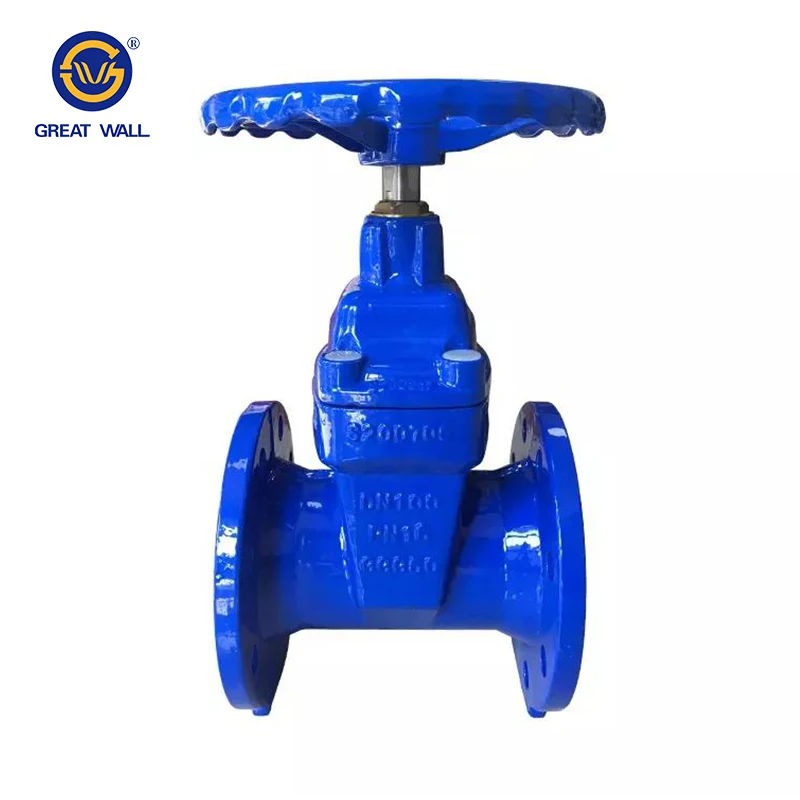 Excellent Corrosion Protection3 Inch Cast Iron Pipe Network Handwheel Resilient Seated Gate Valve