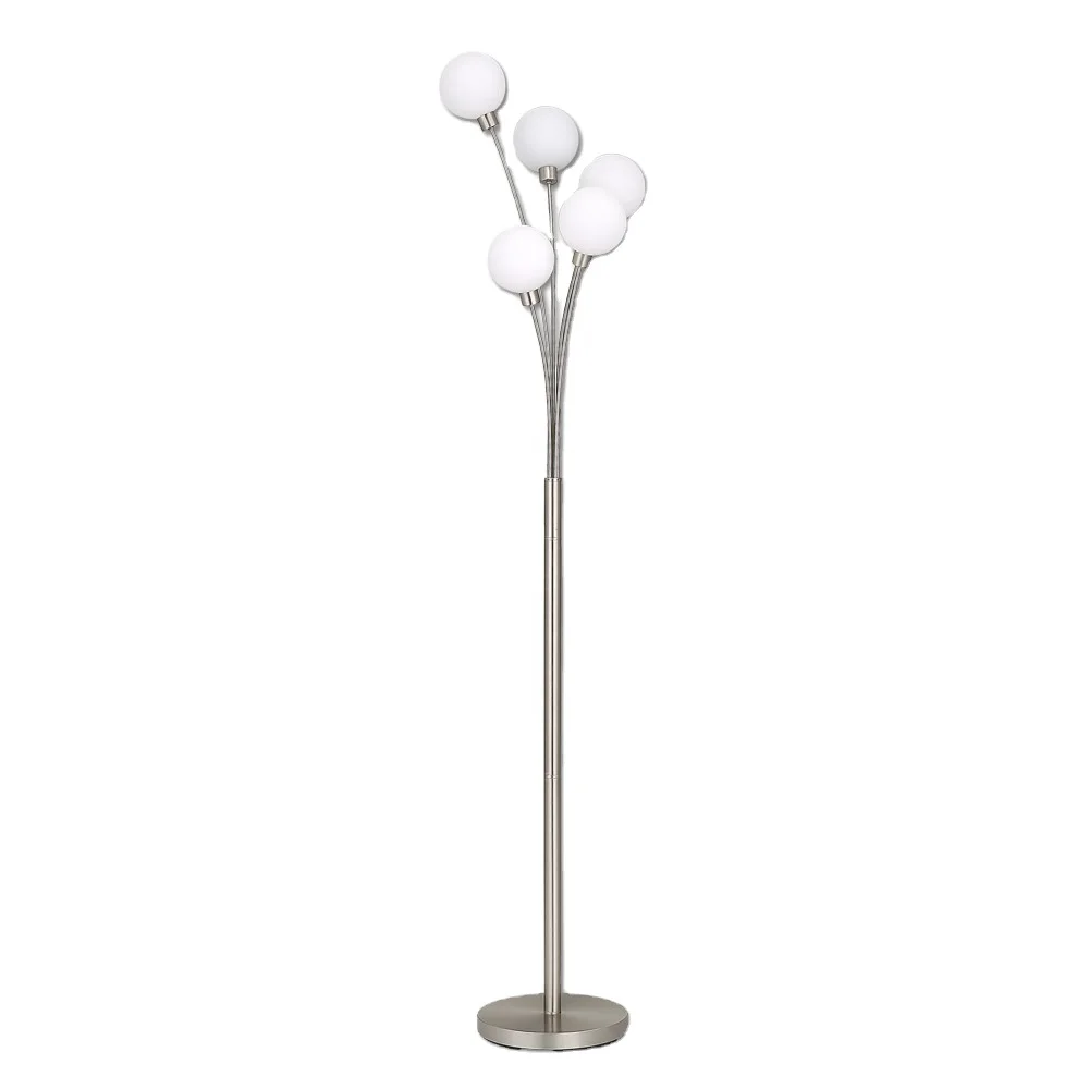 2021 Ebright New Style Tree Shape G9 Lampholder Standing Restaurant Led Floor Lamp With 5 Warm White Bulbs