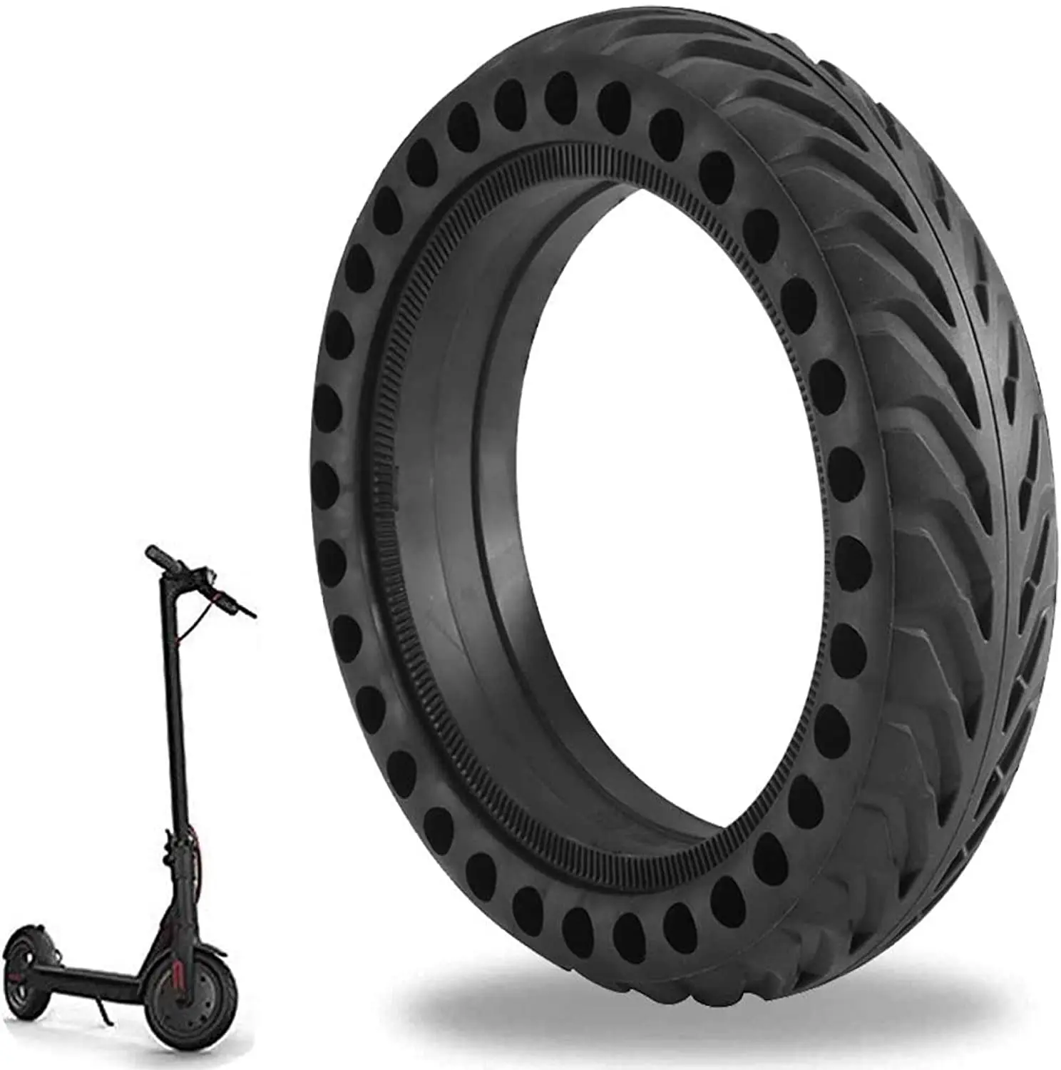 8 1/2x2 Honeycomb Solid Tire Escooter 8.5 Inch Explosion-proof Non-Pneumatic Tyre For Xiaomi M365 Pro 1S Electric Scooter Wheel