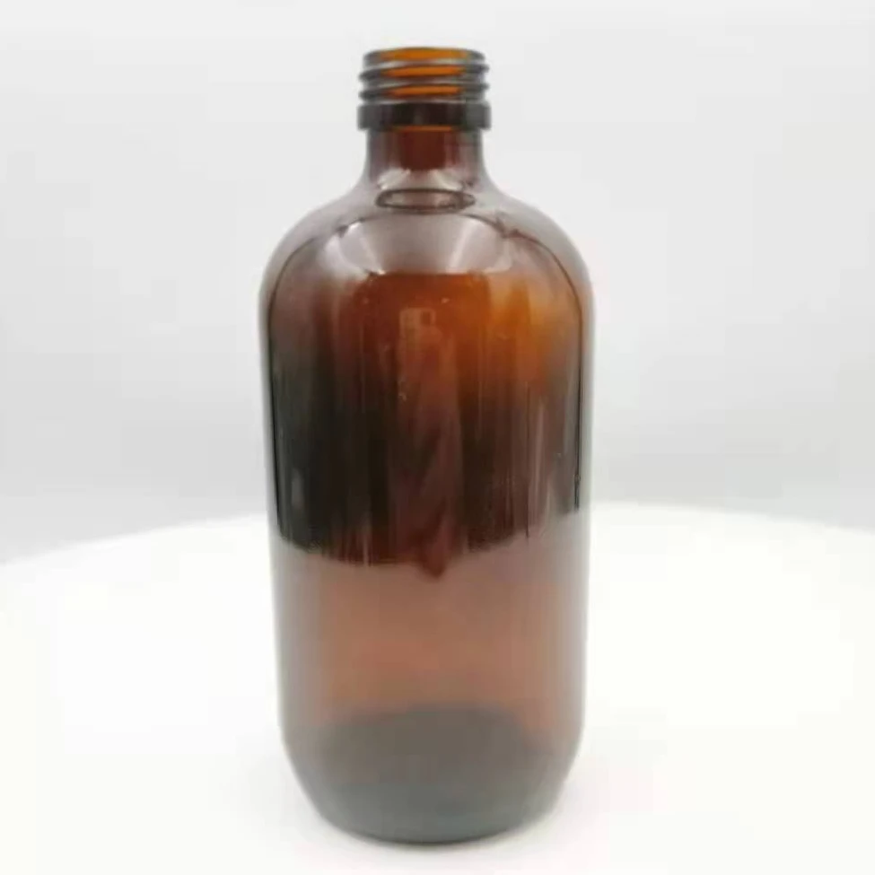 Wholesale price 250ml amber boston glass empty essential oil dropper bottles with pump