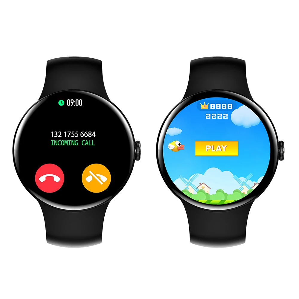 Mini 1.2 inch AMOLED Series Watch Multiple Sports Smartwatch Wristband Reloj Inteligente Android BT Call Smart Watch 2022