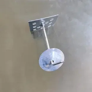 Rock Wool Square galvanized steel aluminum Metal Self adhesive Insulation Nails