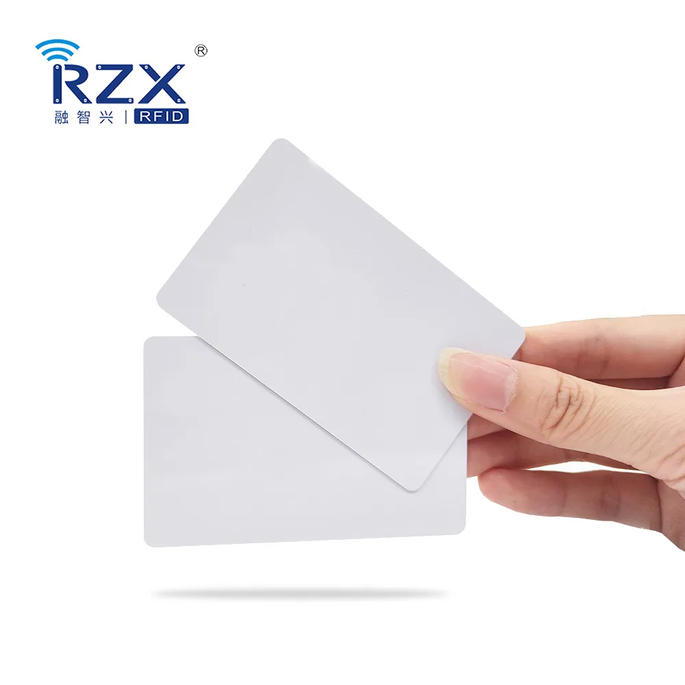Good price RZX wholesale CR80 standard size 30mil 0.76mm PVC blank card for personalized printing ID card