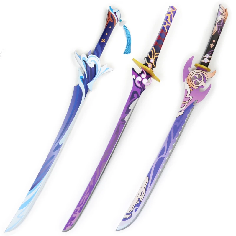 Popular China Game Genshin impact Weapon Props Wood Cosplay sword toy sword