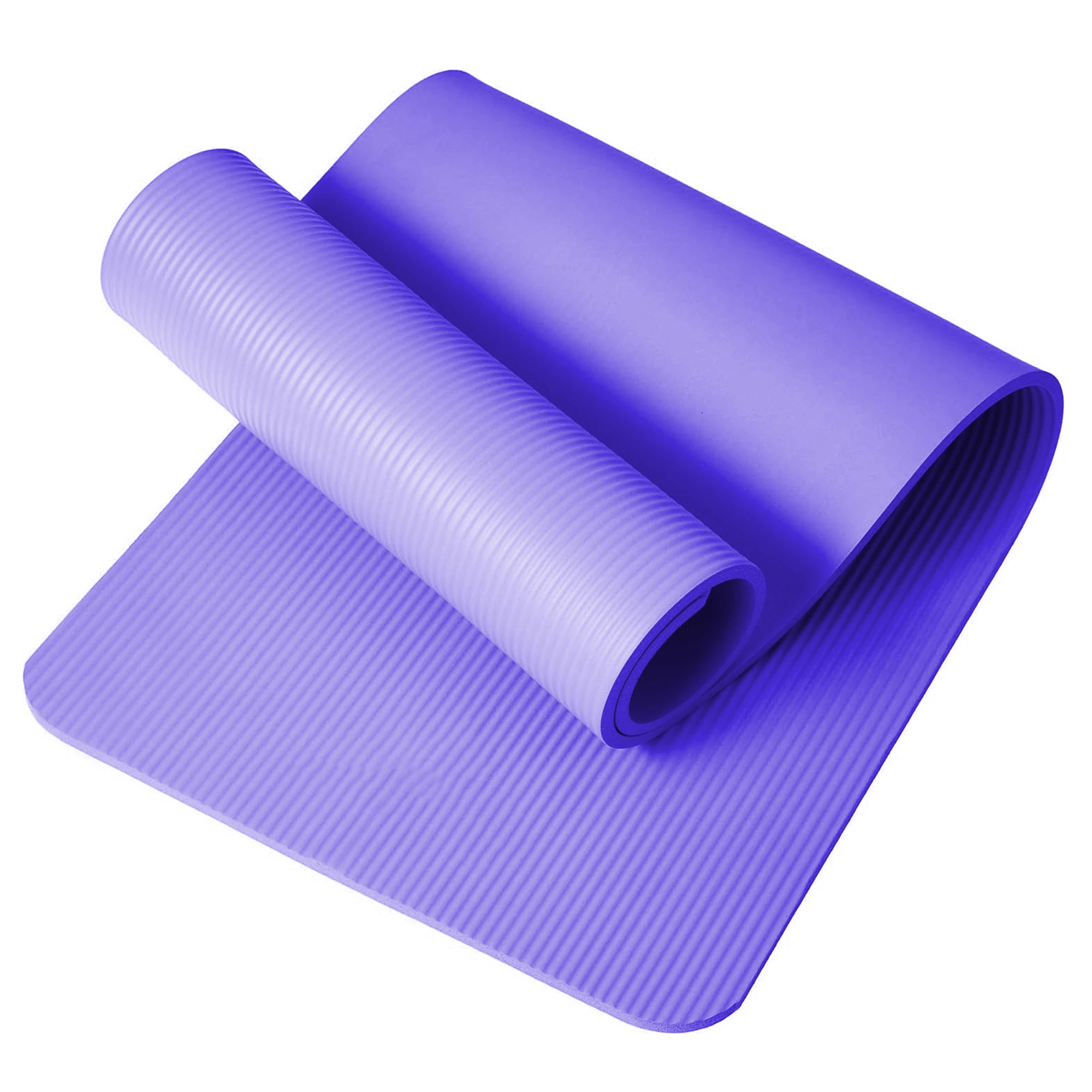 Thick Anti-Static Grounding Gymnastics NBR Blue Yoga Mat for Home Workouts Beginners Friendly Yoga Pad for Yoga Practice